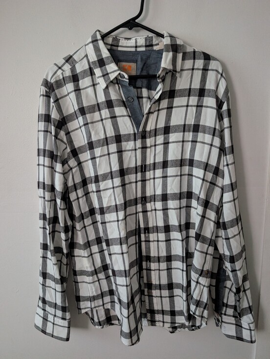Hugo Boss Other - Boss Orange Hugo Boss Cotton Flannel Shirt Mens Size Large
